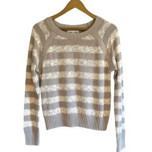 John + Jenn Striped Knit Sweater